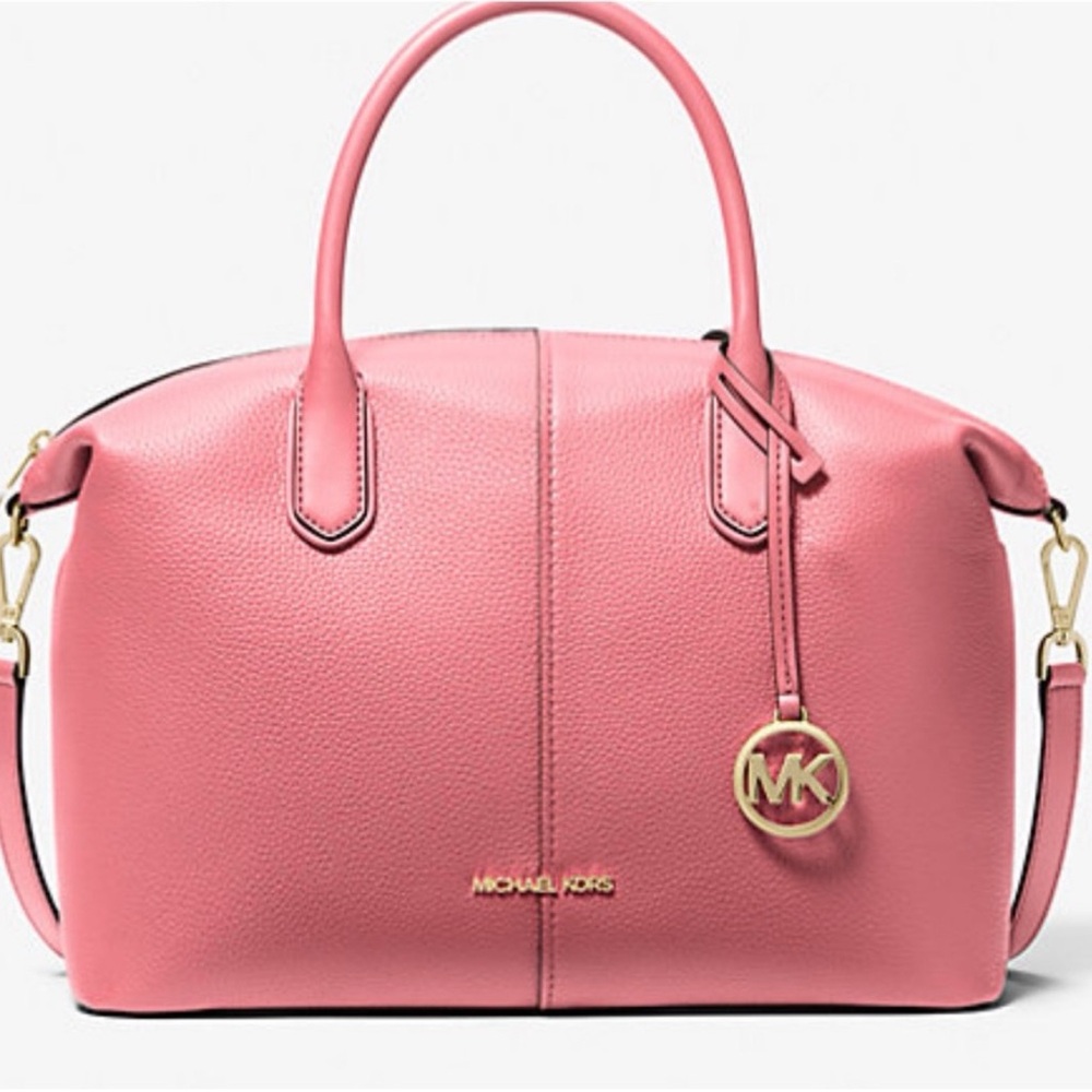 Large Michael Kors Leather Satchel